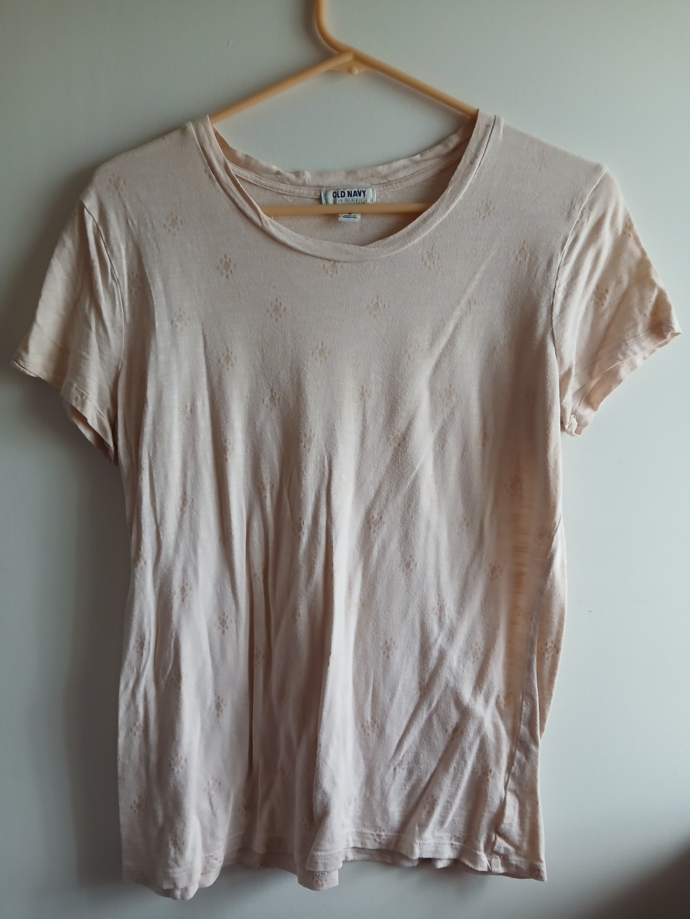 Old Navy Women's Short-Sleeve Crewneck Tee - Light Pink